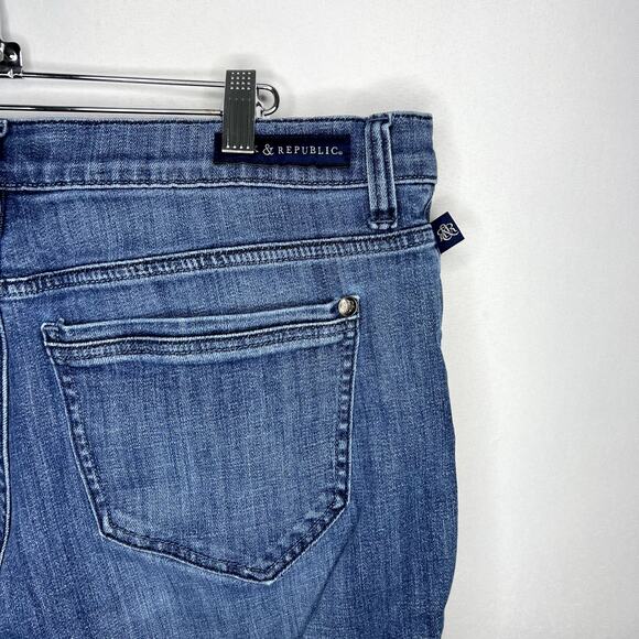 Rock & Republic Berlin Skinny Leg Jean Blue Denim Wash Women's Size 16 - Picture 10 of 13